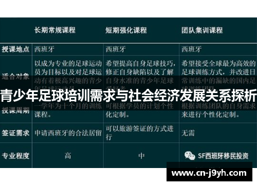 青少年足球培训需求与社会经济发展关系探析